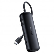 Адаптер Ugreen CM260 USB Type-C - DisplayPort+HDMI+VGA, Black (60568)