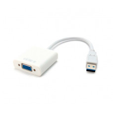 Адаптер Voltronic USB - VGA, (M/F), White (YT-C-USB3.0(M)/VGA(F)/04789)
