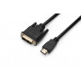 Кабель Prologix Premium HDMI - DVI (M/M), Single Link, 18+1, 0.5 м, Black (PR-HDMI-DVI-P-01-30-05m)