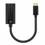 Адаптер Choetech HDMI - USB Type-C (M/F), Black (HUB-H04) (33497-03)