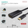 Адаптер Choetech HDMI - USB Type-C (M/F), Black (HUB-H04) (33497-03)