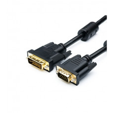 Кабель Atcom VGA - DVI, (M/M), HD15M/DVI-I, 1.8 м, Black (16143)