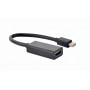 Адаптер Cablexpert mini DisplayPort - HDMI (M/F), 0.15 м, Black (A-mDPM-HDMIF-02) (21137-03)