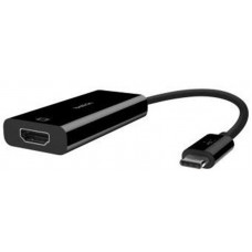 Адаптер Belkin USB Type C - HDMI, 0.1м Black (F2CU038btBLK)