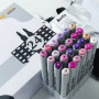 Спиртові маркери Arrtx Oros ASM-03P 24 кольора, фіолетові відтінки (LC302505) (26898-03)