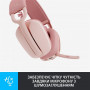 Bluetooth-гарнітура Logitech Zone Vibe 100 Wireless Rose (981-001224) (29740-03)