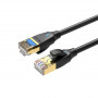 Патч-корд Vention CAT 8 SFTP Ethernet Slim Type, 2 m, Black (IKIBH) (25895-03)