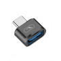 Перехідник SkyDolphin OT05 Mini Type-C - USB black (ADPT-00029)