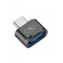 Перехідник SkyDolphin OT05 Mini Type-C - USB black (ADPT-00029) (33381-03)