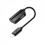 Перехідник SkyDolphin AU01 Lightning - 2хLightning Black (ADPT-00026) (26682-03)