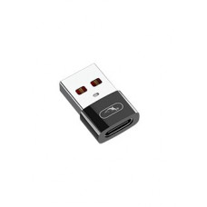 Перехідник SkyDolphin OT08 Mini Type-C - USB black (ADPT-00031)