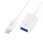 Перехідник SkyDolphin OT01 OTG Lightning - USB White (ADPT-00028) (26685-03)