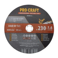 Диск відрізний Procraft CD230x1.6 230 мм 1,6 мм 22,2 мм (PC-023016)