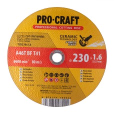 Диск відрізний керамічний Procraft YCD230x1.6 230 мм 1,6 мм 22,2 мм (PC-YCD2316)