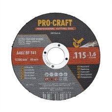 Диск відрізний Procraft CD115x1.6 115 мм 1,6 мм 22,2 мм (PC-011516)