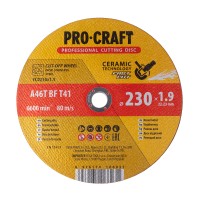 Диск відрізний керамічний Procraft YCD230x1.9 230 мм 1,9 мм 22,2 мм (YCD2319)