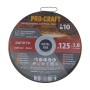 Диск відрізний Procraft CD125x1.0b 125 мм 1,0 мм 22,2 мм 10 шт/уп (PC-012511)