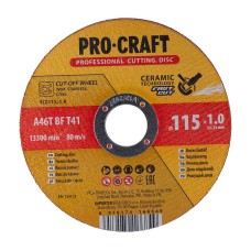 Диск відрізний керамічний Procraft YCD115x1.0 115 мм 1,0 мм 22,2 мм (PC-YCD1510)