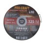 Диск відрізний Procraft CD125x1.2b 125 мм 1,2 мм 22,2 мм 10 шт/уп (PC-012513)