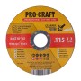 Диск відрізний керамічний Procraft YCD115x1.2 115 мм 1,2 мм 22,2 мм (YCD1512)