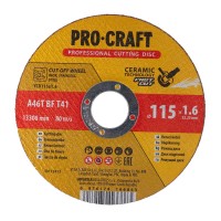 Диск відрізний керамічний Procraft YCD115x1.6 115 мм 1.6 мм 22,2 мм (YCD1516)