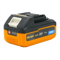 Акумуляторна батарея Procraft Battery 20В, 4Аг Turbo (PC-030244)