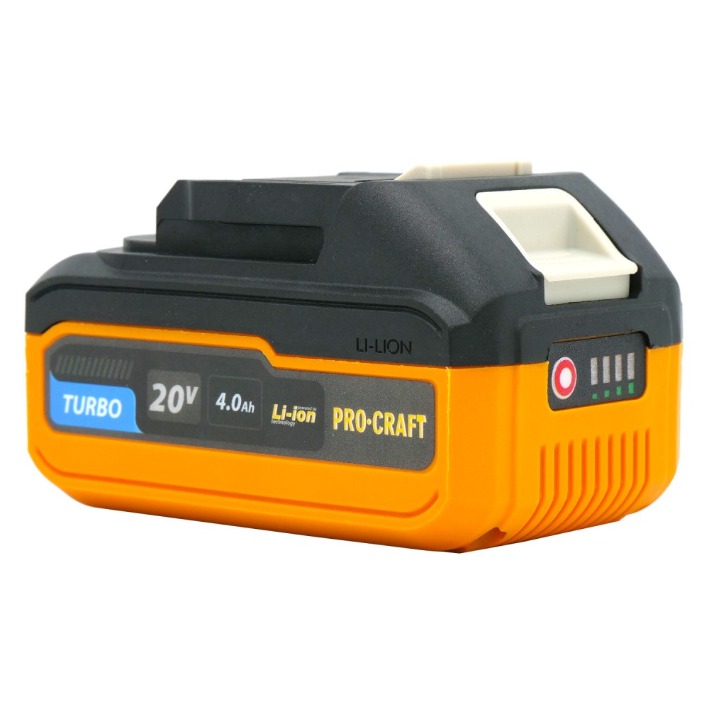 Акумуляторна батарея Procraft Battery 20В, 4Аг Turbo (PC-030244)