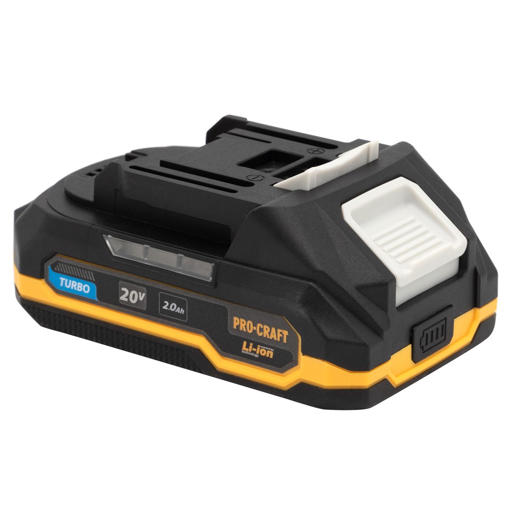 Набір акумуляторів та зарядного пристрою Procraft PBC-set1, 20/2 АКБ та ЗП (PC-030265)