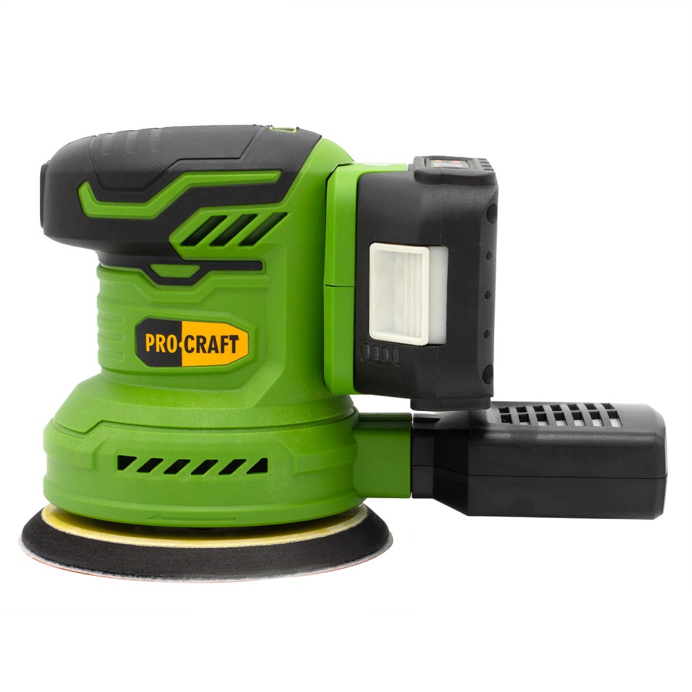 Акумуляторна ексцентрикова шліфмашина Procraft PX20BL без акб та зп (PC-030252)