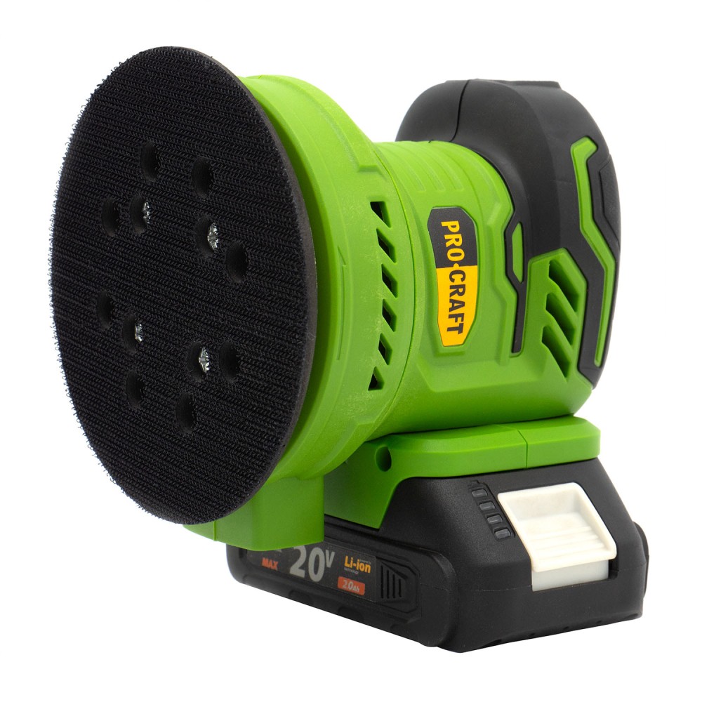 Акумуляторна ексцентрикова шліфмашина Procraft PX20BL без акб та зп (PC-030252)