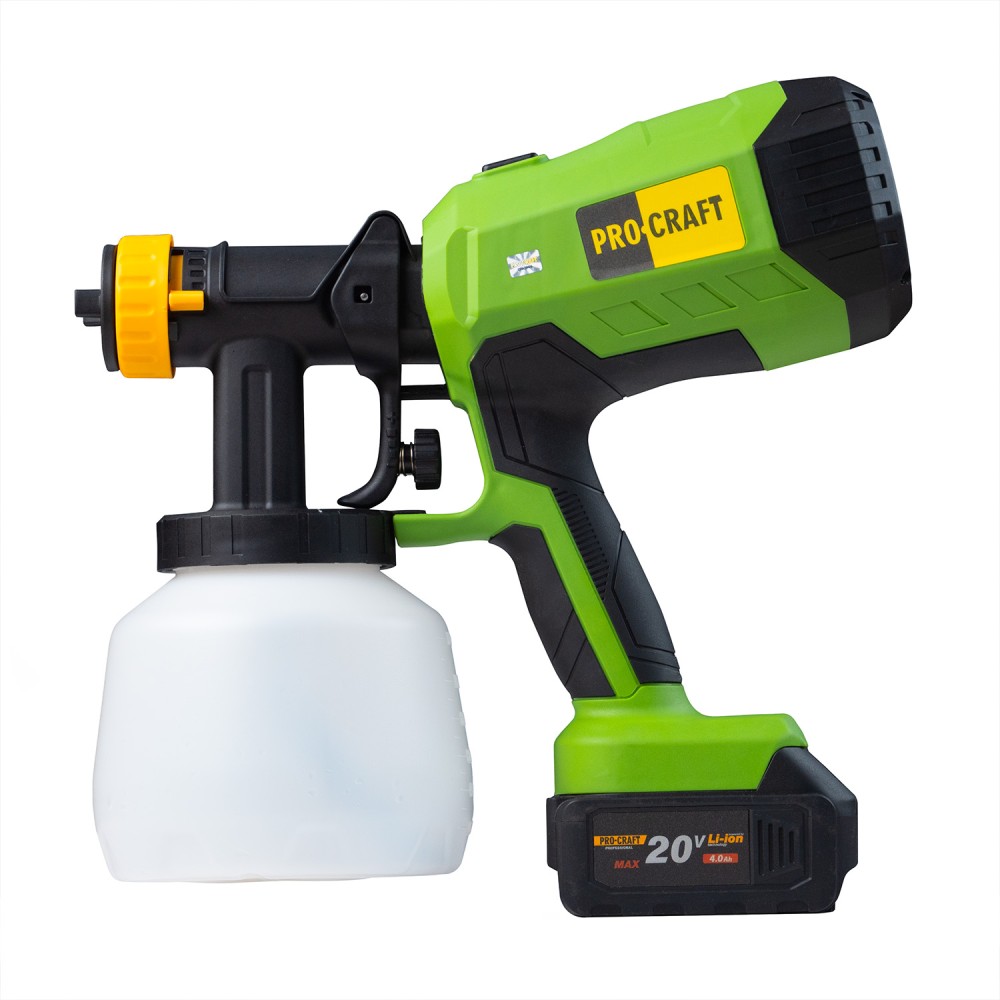 Акумуляторний фарбопульт Procraft PSE40 без АКБ та ЗП (PC-030406)