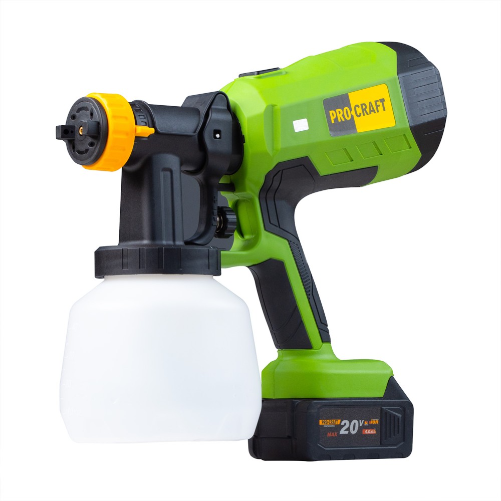 Акумуляторний фарбопульт Procraft PSE40 без АКБ та ЗП (PC-030406)