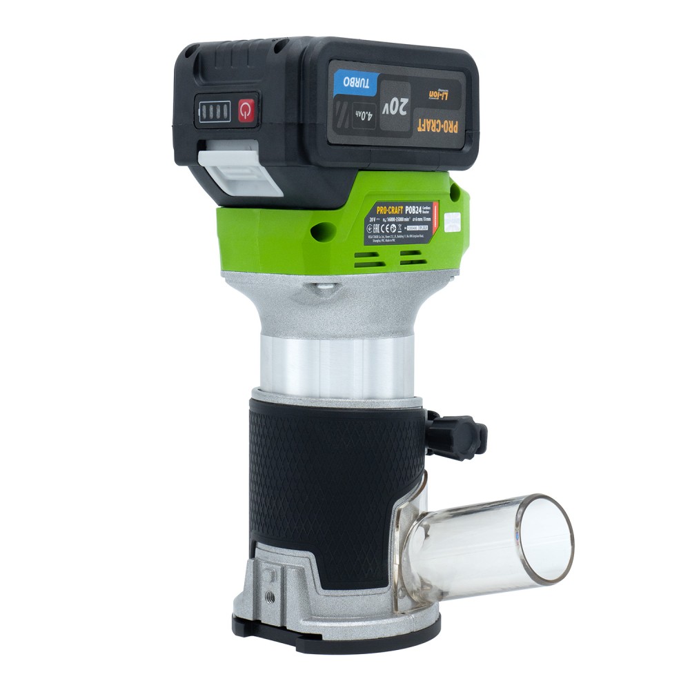 Акумуляторний фрезер Procraft POB24 з 1 АКБ та ЗП (PC-030249)