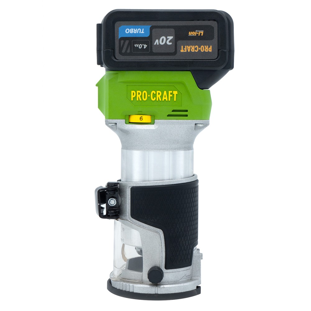 Акумуляторний фрезер Procraft POB24 з 1 АКБ та ЗП (PC-030249)