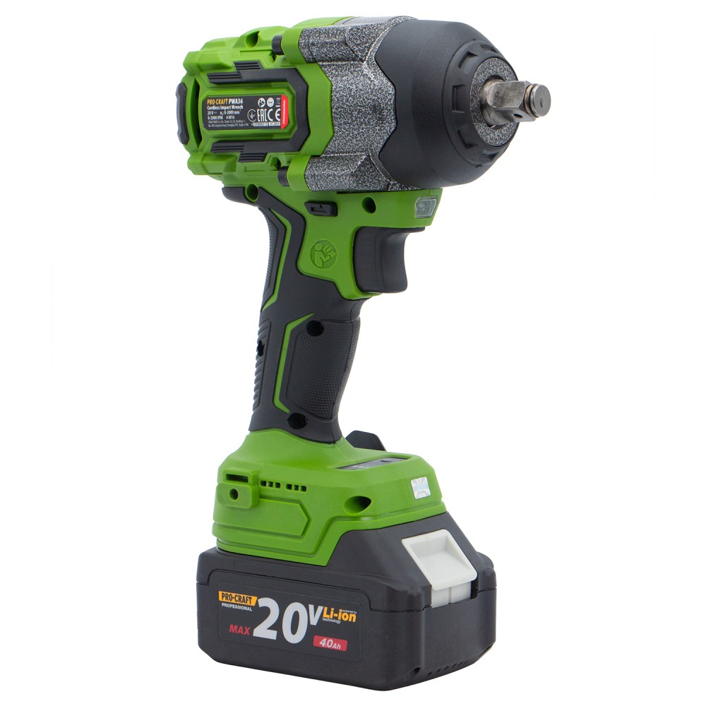 Акумуляторний гайковерт Procraft PWA36 з 1 АКБ та ЗП + Кейс (030362)