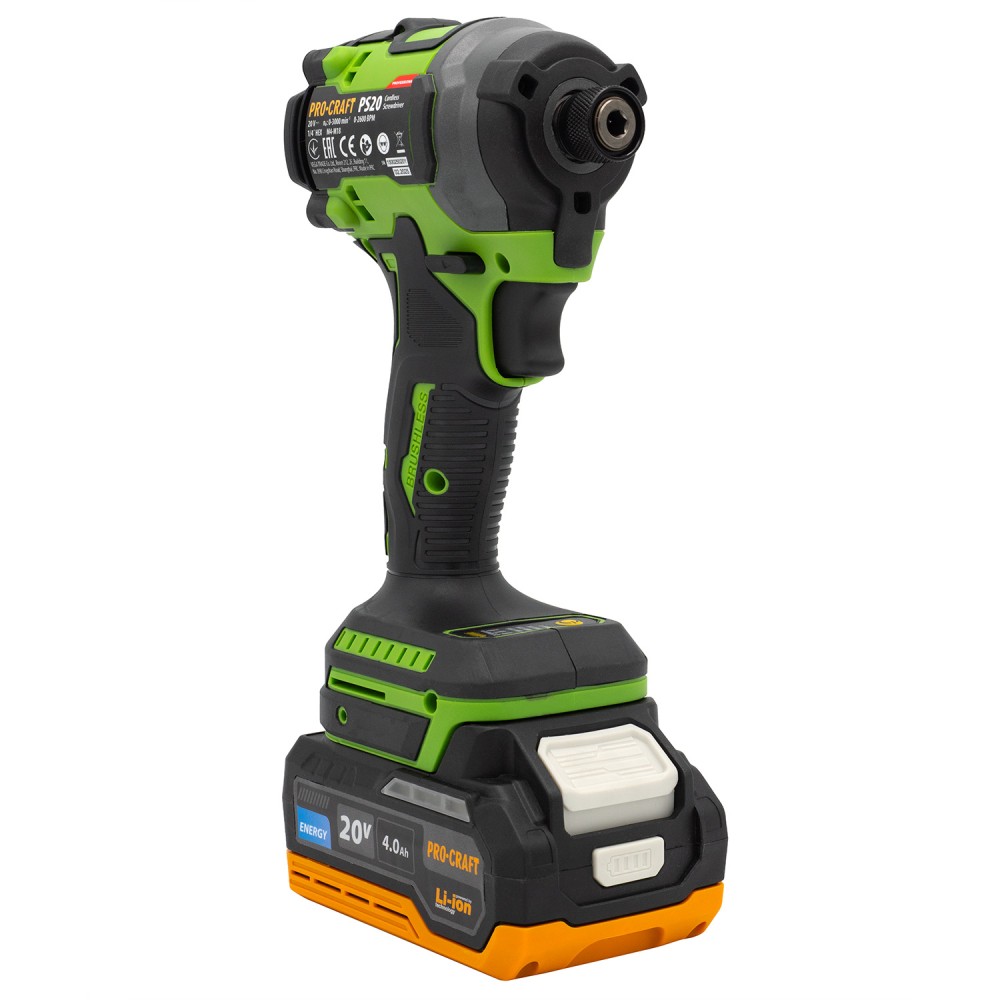Акумуляторний гвинтоверт Procraft PS20 з 1 акб (PC-030258)