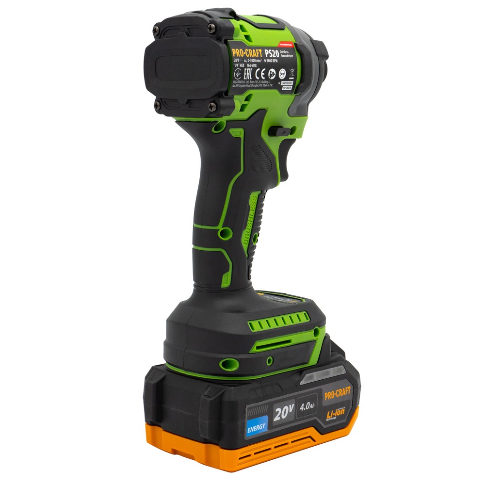 Акумуляторний гвинтоверт Procraft PS20 з 1 акб (PC-030258)
