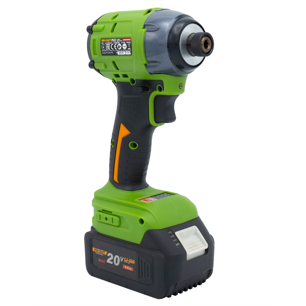 Акумуляторний гвинтоверт Procraft PS22 без АКБ та ЗП (032015)