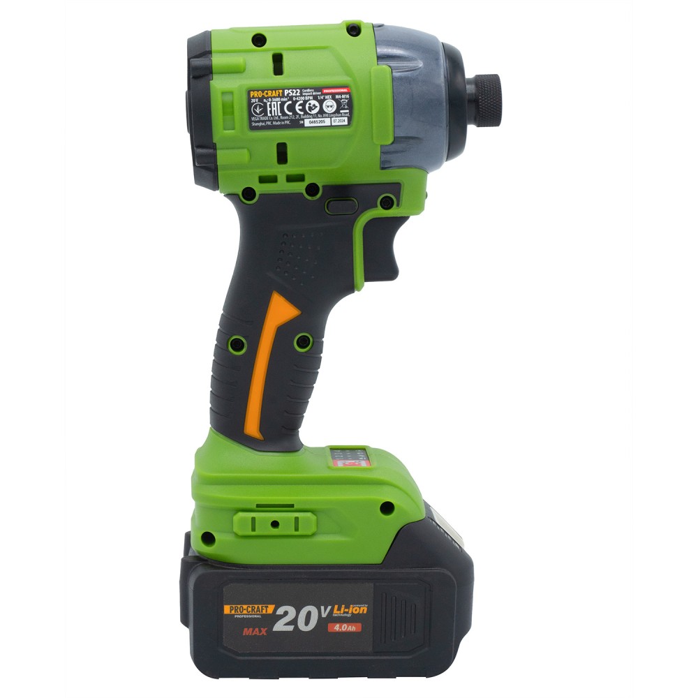Акумуляторний гвинтоверт Procraft PS22 без АКБ та ЗП (032015)