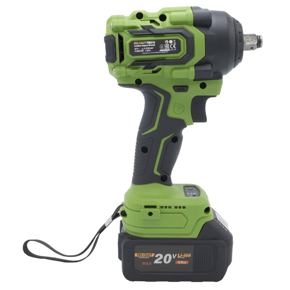 Акумуляторний гайковерт Procraft PWA18 без АКБ та ЗП (PC-030189)