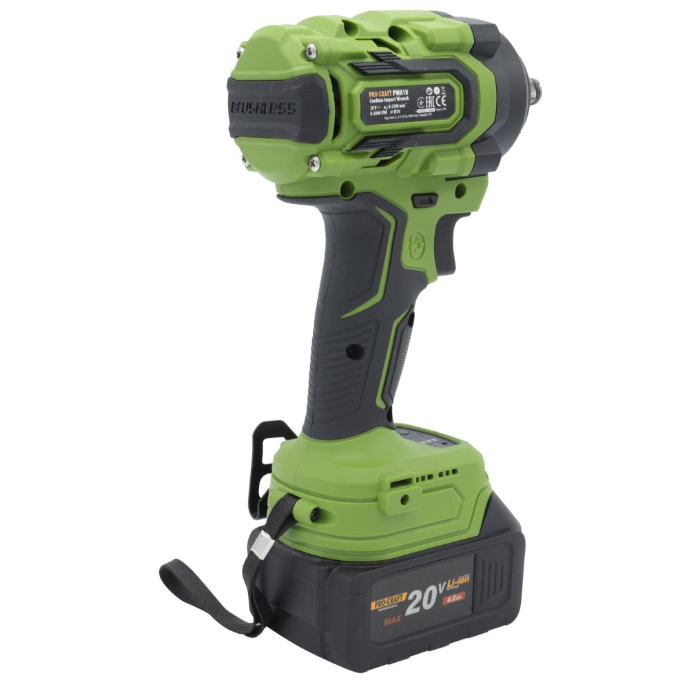 Акумуляторний гайковерт Procraft PWA18 без АКБ та ЗП (PC-030189)