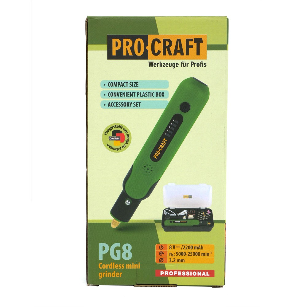 Аккумуляторная гравировальная машина Procraft PG8 (PC-030081)