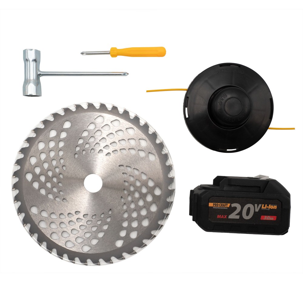 Акумуляторний тример Procraft PTA24BL,1 акб (PC-030253)