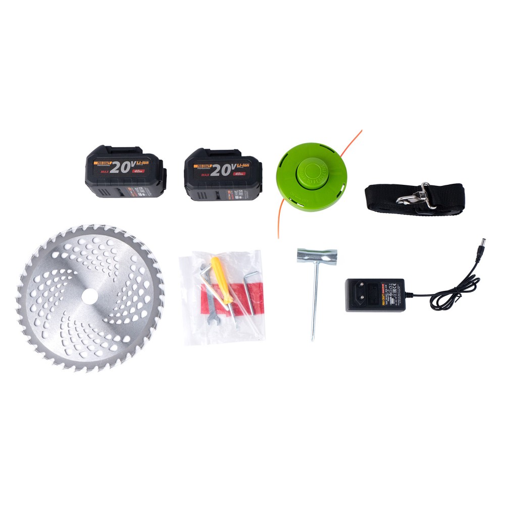 Акумуляторний триммер Procraft ATA40, 2 АКБ та ЗП (PC-030405)