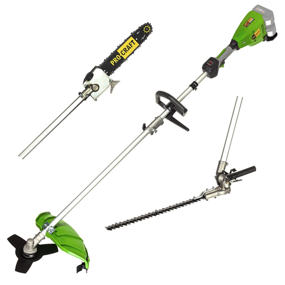 Акумуляторна коса з насадками Procraft PTA20/4/2 без АКБ та ЗП (PC-030207)
