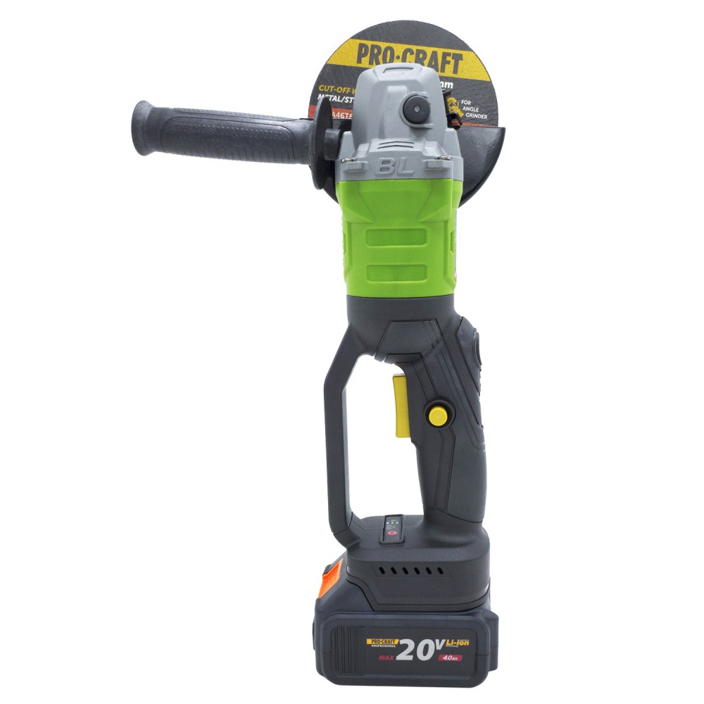 Акумуляторна болгарка Procraft PWA125, 1 акб 4Аг (PC-030125)