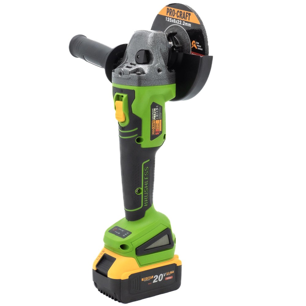 Безщіткова акумуляторна болгарка Procraft PWA216 (PC-000216)