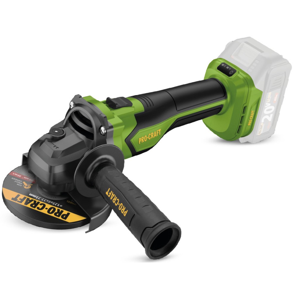 Акумуляторна болгарка Procraft PGA22 без акб та зп (PC-030273)