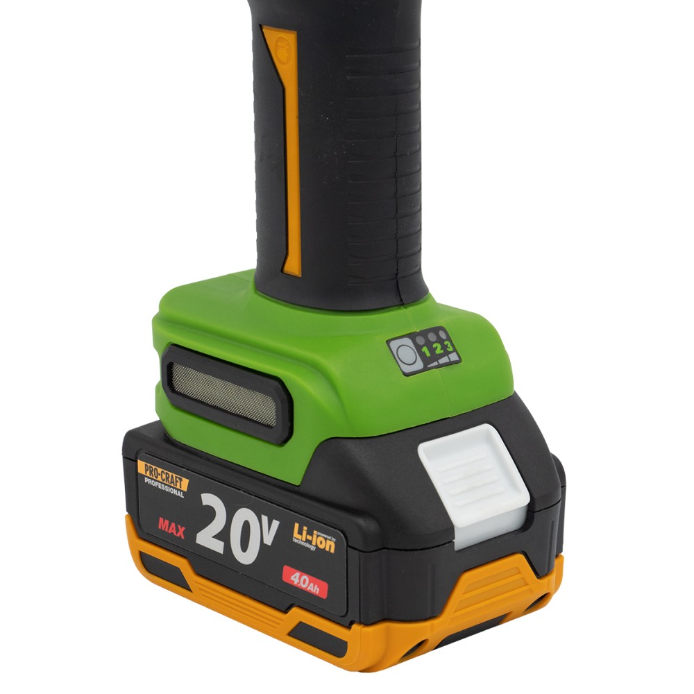 Акумуляторна болгарка Procraft PWA220, 1 акб 4 Аг (PC-032201)