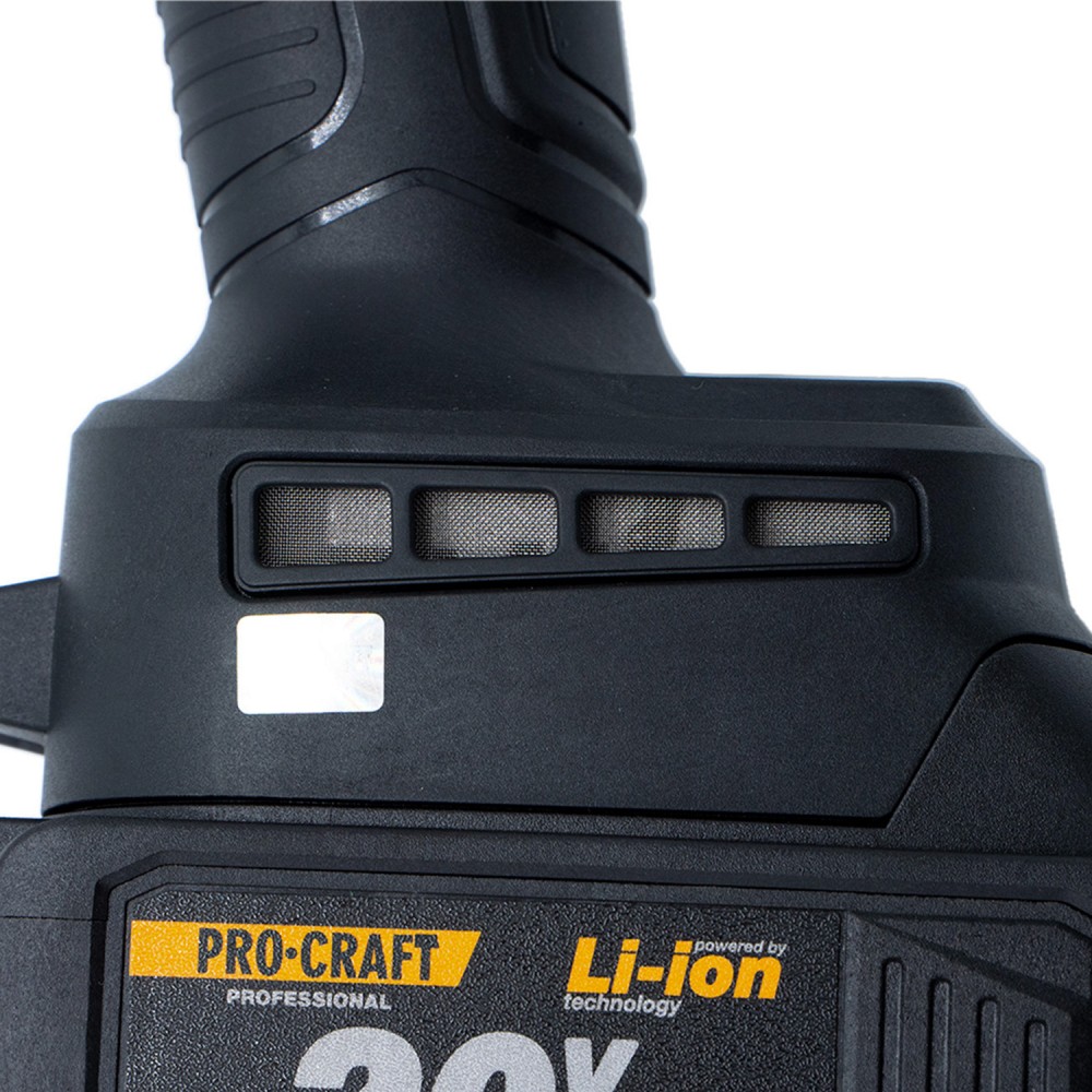 Акумуляторна болгарка Procraft PGA20, 2 акб (PC-030213)